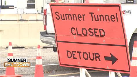 Drivers face detours and delays as Sumner Tunnel shutdown begins